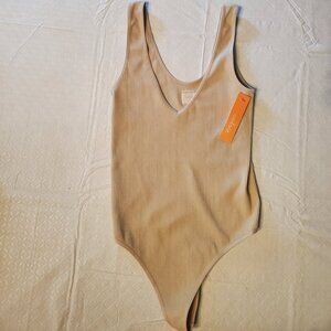 Women's Seamless Bodysuit - Colsie™ Beige S New with tags attached in packaging